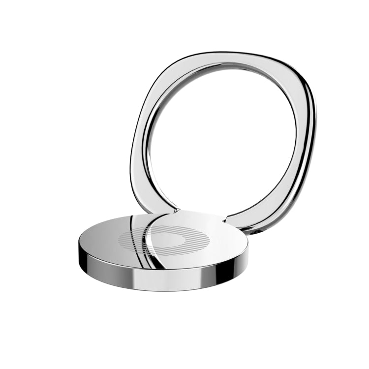 2pcs Universal 360 Degrees Rotatable Privity Metal Ring Holder Bracket for iPhone, Samsung, HTC, LG, Huawei, Xiaomi, vivo, OPPO, Meizu Mobile Phones or Tablets, Built in Iron Sheet, Support Magnets(Silver) - Ring Holder by buy2fix | Online Shopping UK | buy2fix