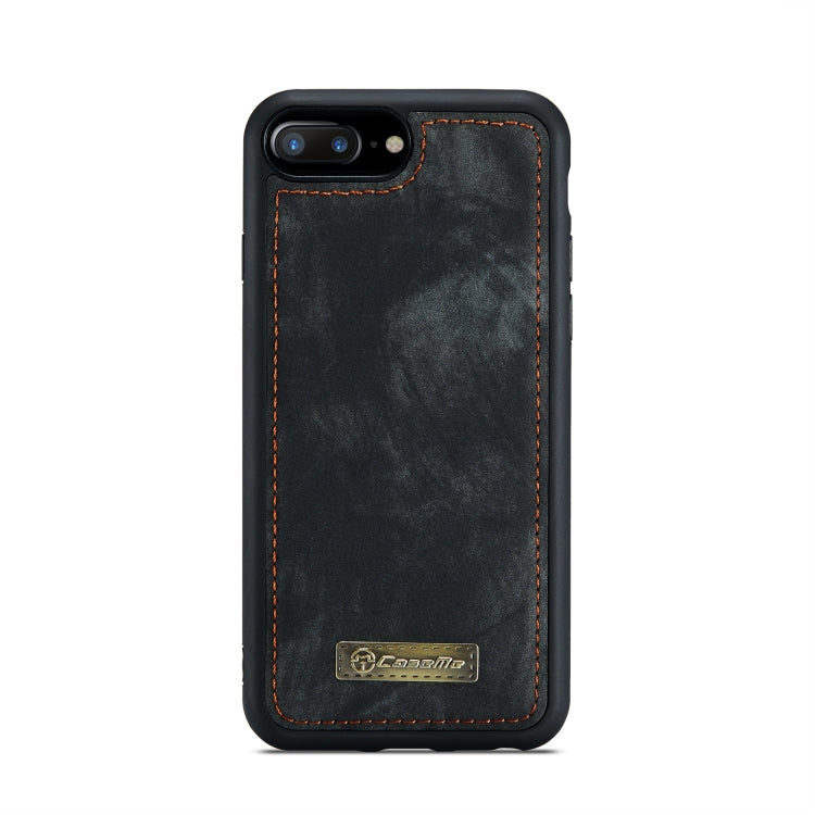 CaseMe for iPhone 8 Plus & 7 Plus   Multifunctional Leather Billfold with Detachable Magnetic PC Back Protective Case & Holder & 11 Card Slots & 3 Cash Slots & 1 Zipper Wallet & 2 Photo Frames & 3 Magnetic Clasps(Black) - More iPhone Cases by CaseMe | Online Shopping UK | buy2fix
