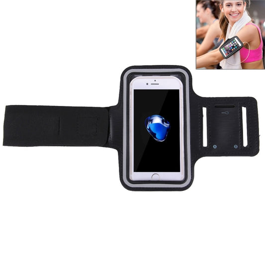 For iPhone 8 Plus & 7 Plus   Sport Armband Case with Key Pocket(Black) - 5.5~6.5 inch by buy2fix | Online Shopping UK | buy2fix