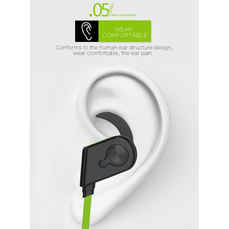 S20 Magnetic Switch Sweatproof Motion Wireless Bluetooth In-Ear Headset with Indicator Light  & Mic, Distance: 10m, For iPad, Laptop, iPhone, Samsung, HTC, Huawei, Xiaomi, and Other Smart Phones(Green) - Bluetooth Earphone by buy2fix | Online Shopping UK | buy2fix