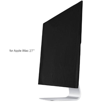 For 27 inch Apple iMac Portable Dustproof Cover Desktop Apple Computer LCD Monitor Cover with Pockets , Size: 68x48.2cm(Black) - Others Accessories by buy2fix | Online Shopping UK | buy2fix