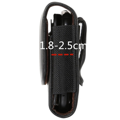 Lambskin Elastic Band Men 4.8 Inch Mobile Phone Universal Hanging Waist Leather Case with Card Slot(Black) - iPhone SE 2022 / 2020 / 8 / 7 Cases by ESR | Online Shopping UK | buy2fix