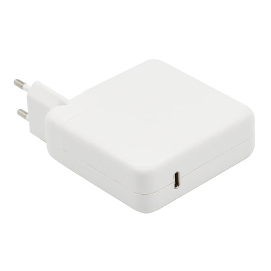 61W Type-C Power Adapter Portable Charger with 1.8m Type-C Charging Cable, EU Plug(White) by buy2fix