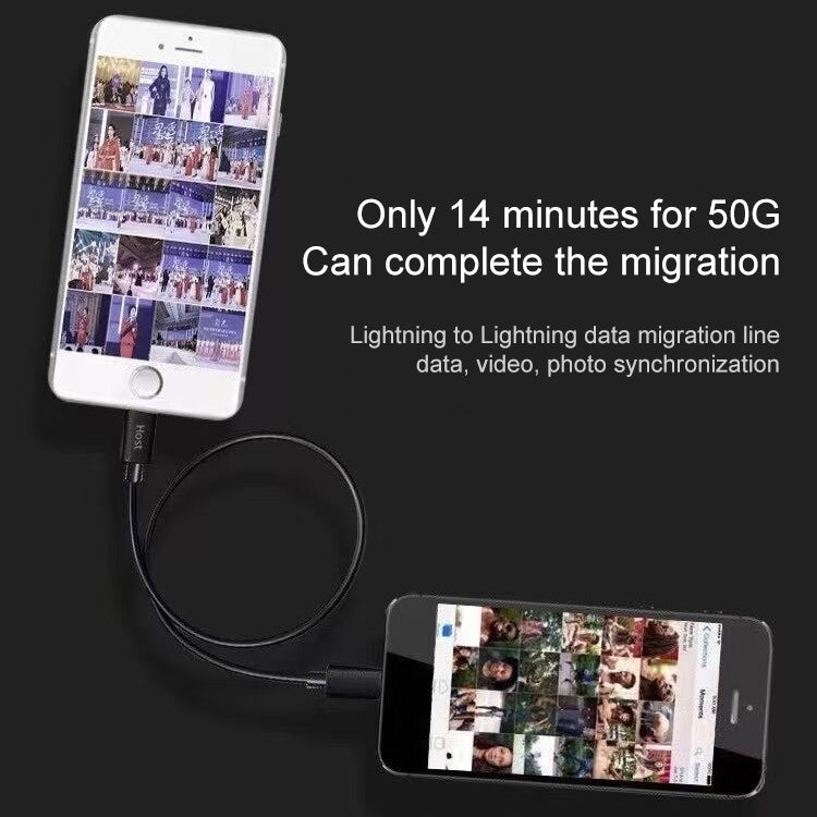 8 Pin to 8 Pin Data Migration Cable, Support Charging, Cable Length: 30cm - Multifunction Cable by buy2fix | Online Shopping UK | buy2fix