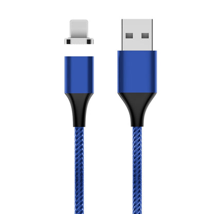 M11 5A USB to 8 Pin Nylon Braided Magnetic Data Cable, Cable Length: 1m (Blue) by buy2fix