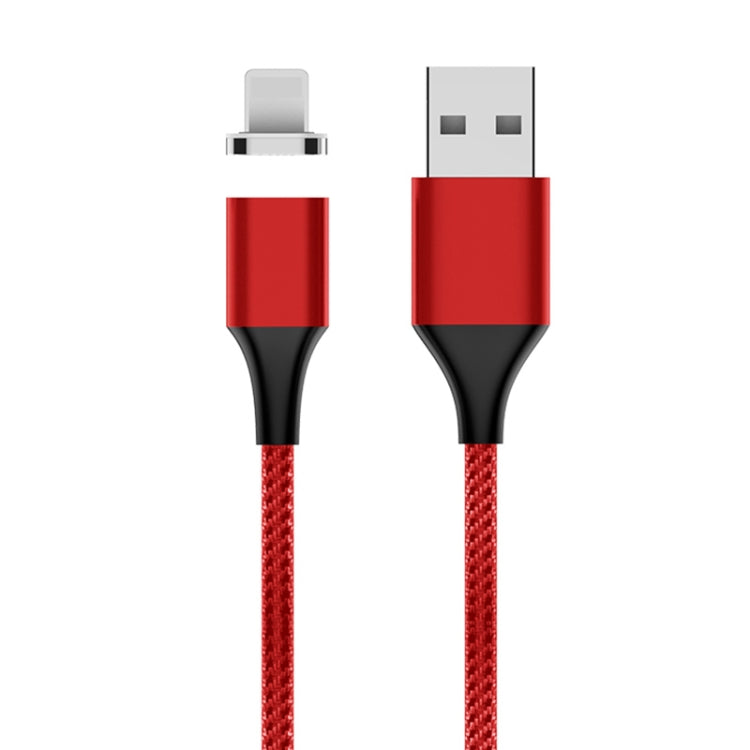 M11 5A USB to 8 Pin Nylon Braided Magnetic Data Cable, Cable Length: 1m (Red) - Charging Cable & Head by buy2fix | Online Shopping UK | buy2fix