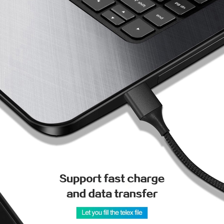 M11 5A USB to 8 Pin Nylon Braided Magnetic Data Cable, Cable Length: 1m (Blue) by buy2fix