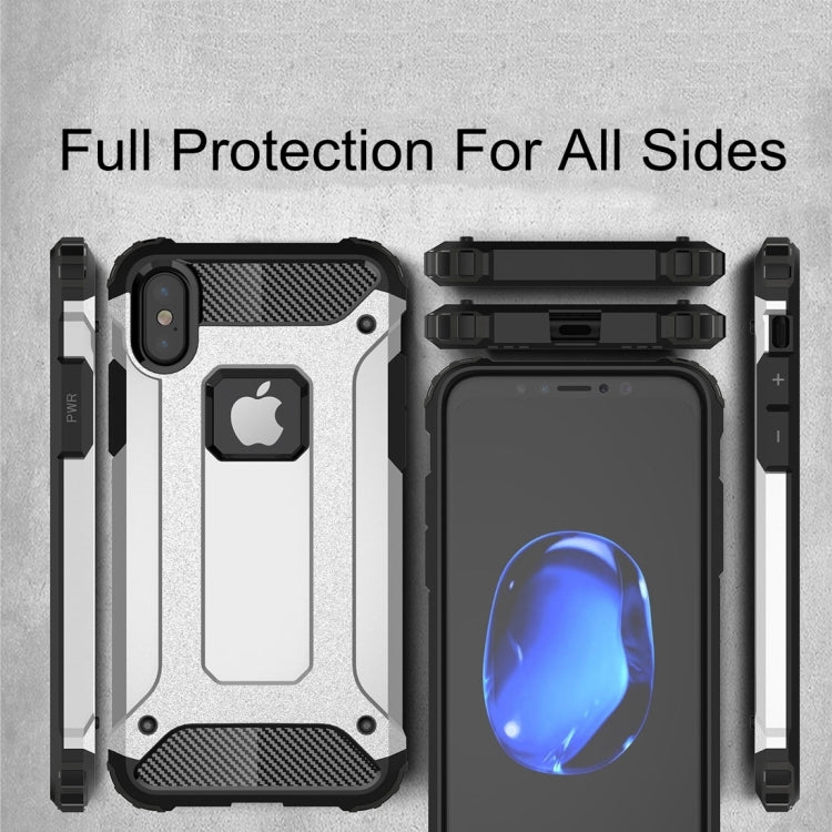 For iPhone X / XS Magic Armor TPU + PC Combination Case(Black) by buy2fix