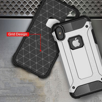 For iPhone X / XS Magic Armor TPU + PC Combination Case(navy) by buy2fix