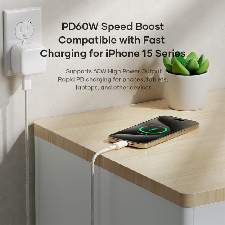 ROCK Z20 1m PD60W USB-C / Type-C to USB-C / Type-C Fast Charging Data Cable - USB-C & Type-C Cable by ROCK | Online Shopping UK | buy2fix