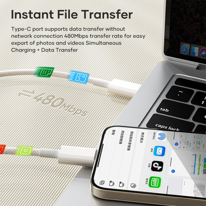 ROCK Z20 1m PD60W USB-C / Type-C to USB-C / Type-C Fast Charging Data Cable - USB-C & Type-C Cable by ROCK | Online Shopping UK | buy2fix