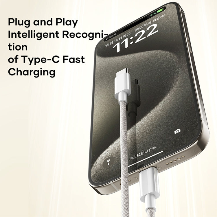 ROCK Z20 1m PD60W USB-C / Type-C to USB-C / Type-C Fast Charging Data Cable - USB-C & Type-C Cable by ROCK | Online Shopping UK | buy2fix