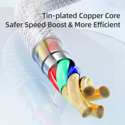 ROCK Z20 1m 6A USB to USB-C / Type-C Fast Charging Data Cable - USB-C & Type-C Cable by ROCK | Online Shopping UK | buy2fix