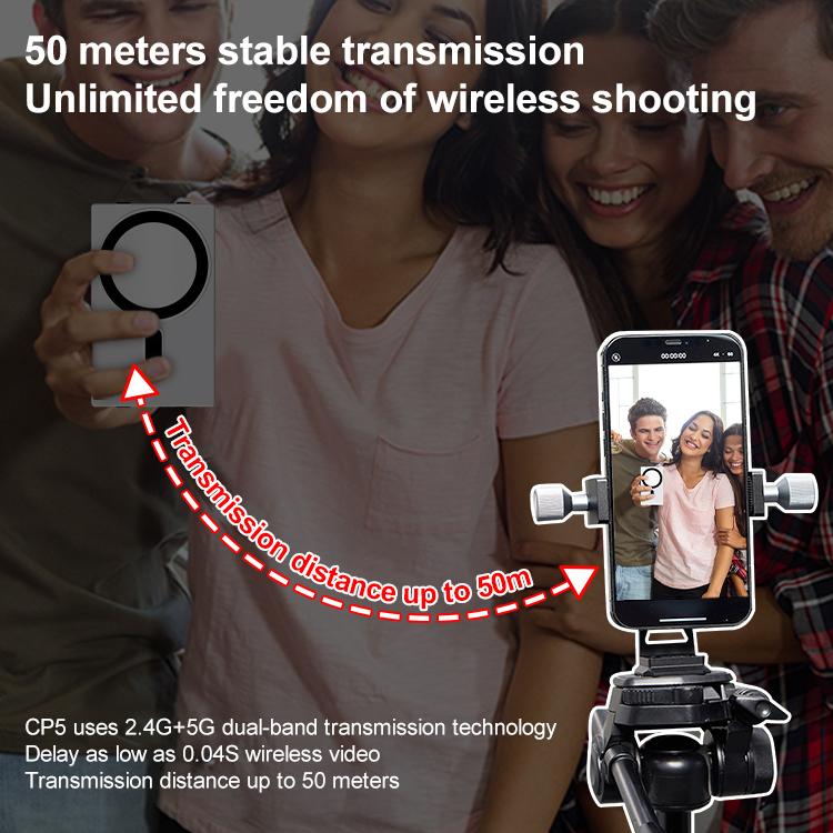 YELANGU TP01 Mobile Phone Selfie Wireless Same Screen Player Smartphone Magnetic Rear Selfie Monitor Screen (White) - Others Accessories by YELANGU | Online Shopping UK | buy2fix