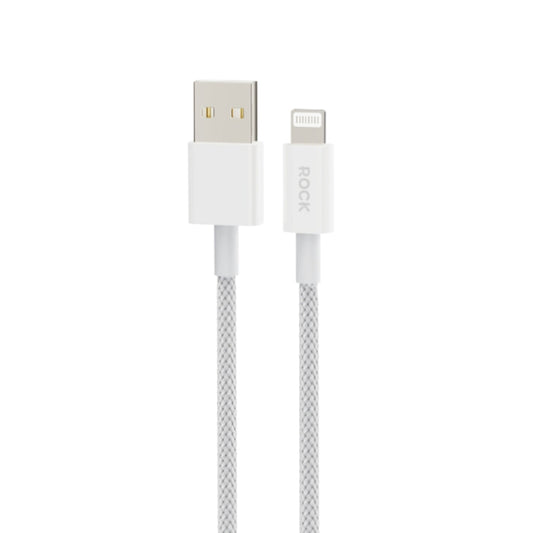 ROCK Z20 1m 2.4A USB to 8 Pin Fast Charging Data Cable - Normal Style Cable by ROCK | Online Shopping UK | buy2fix