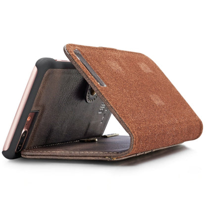 DG.MING for iPhone 8 Plus & iPhone 7 Plus Crazy Horse Texture Horizontal Flip Detachable Magnetic Protective Case with Holder & Card Slots & Wallet(Grey) by DG.MING