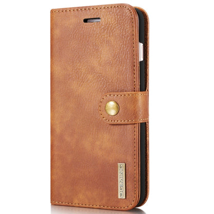 DG.MING for iPhone 8 Plus & iPhone 7 Plus Crazy Horse Texture Horizontal Flip Detachable Magnetic Protective Case with Holder & Card Slots & Wallet(Brown) by DG.MING