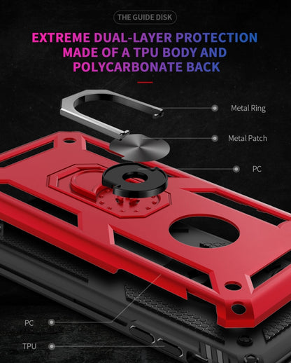 Sergeant Armor Shockproof TPU + PC Protective Case for iPhone 7 / 8 Plus, with 360 Degree Rotation Holder (Rose Gold) by buy2fix