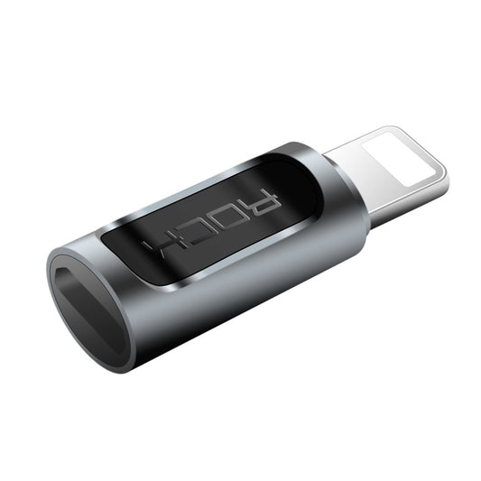 ROCK 2.1A Portable USB-C/Type-C to 8 Pin Audio Converter Earphone Adapter by ROCK