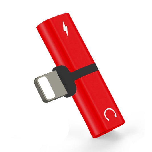 2 in 1 8 Pin 5V 1A Listen Call Audio Converter Earphone Adapter(Red) by buy2fix