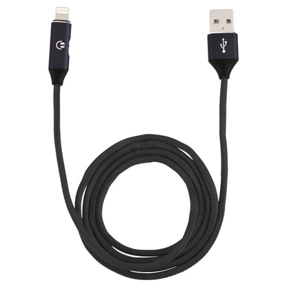 Multifunction 1m 3A 8 Pin Male & 8 Pin Female to USB Nylon Braided Data Sync Charging Audio Cable(Black) - Multifunction Cable by buy2fix | Online Shopping UK | buy2fix