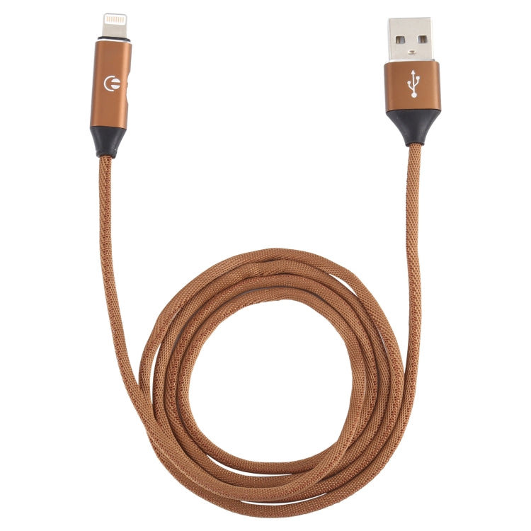 Multifunction 1m 3A 8 Pin Male & 8 Pin Female to USB Nylon Braided Data Sync Charging Audio Cable(Brown) - Multifunction Cable by buy2fix | Online Shopping UK | buy2fix