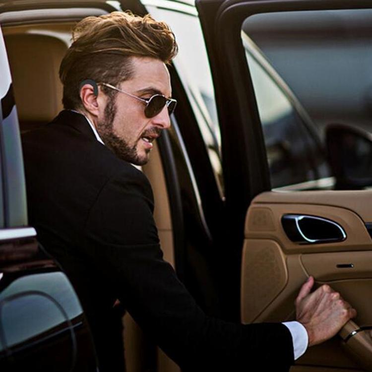 B18 Bone Conduction Bluetooth V4.1 Sports Headphone Earhook Headset, For iPhone, Samsung, Huawei, Xiaomi, HTC and Other Smart Phones or Other Bluetooth Audio Devices(Black) by buy2fix