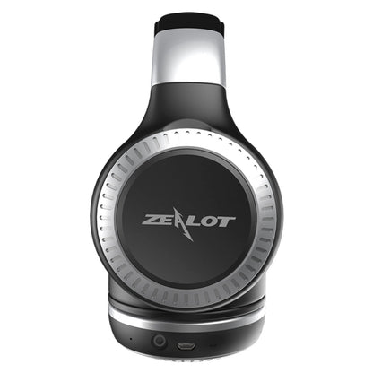 ZEALOT B20 Stereo Wired Wireless Bluetooth 4.0 Subwoofer Headset with 3.5mm Universal Audio Cable Jack & HD Microphone, For Mobile Phones & Tablets & Laptops(Silver) - Headset & Headphone by ZEALOT | Online Shopping UK | buy2fix