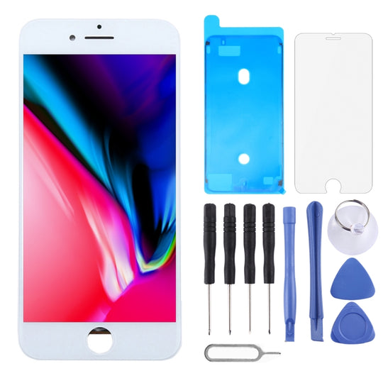 Écran LCD et numériseur complet pour iPhone 8 Plus (blanc)