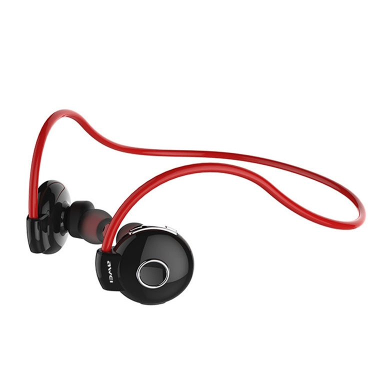 AWEI A845BL Sports Bluetooth CSR4.1 Earphone Wireless In-Ear Earbuds With Mic, For iPhone, Samsung, Huawei, Xiaomi, HTC and Other Smartphones, All Audio Devices (Red) - Sport Earphone by awei | Online Shopping UK | buy2fix