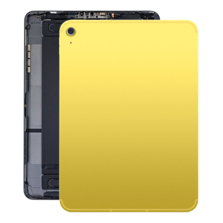 For iPad 10th Gen 10.9 2022 4G Version Battery Back Cover (Yellow) - iPad Parts by buy2fix | Online Shopping UK | buy2fix