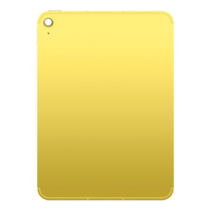 For iPad 10th Gen 10.9 2022 4G Version Battery Back Cover (Yellow) - iPad Parts by buy2fix | Online Shopping UK | buy2fix