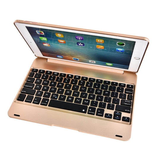 For iPad Pro 9.7 inch / iPAD Air 2 Horizontal Flip Tablet Case + Bluetooth Keyboard(Gold) by buy2fix