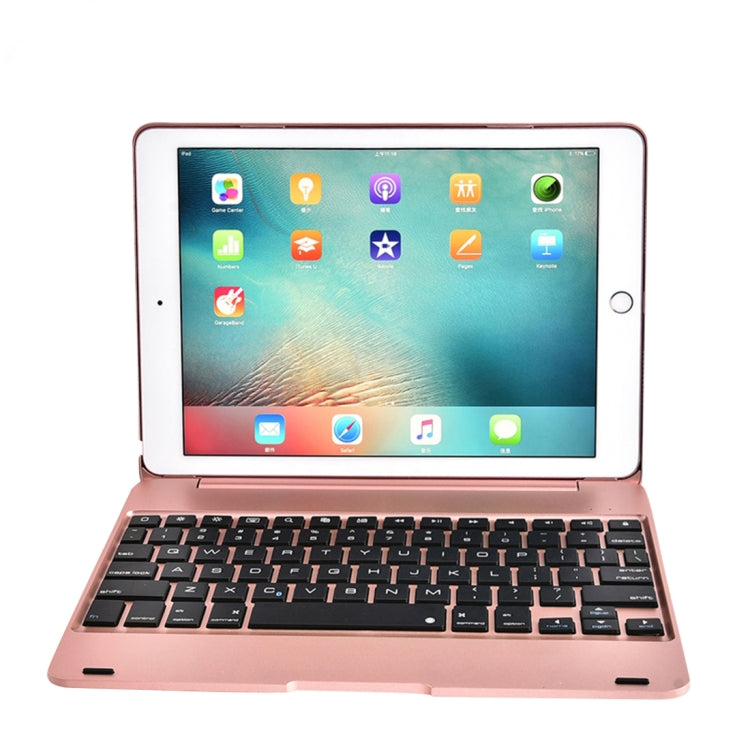 For iPad Pro 9.7 inch / iPAD Air 2 Horizontal Flip Tablet Case + Bluetooth Keyboard(Rose Gold) by buy2fix