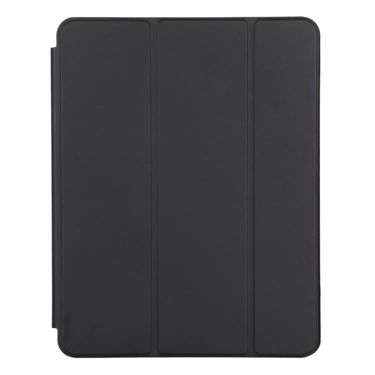 Horizontal Flip Solid Color Leather Case for iPad Pro 12.9 inch (2018), with Three-folding Holder & Wake-up / Sleep Function(Black) - iPad Pro 12.9 (2018) Cases by buy2fix | Online Shopping UK | buy2fix