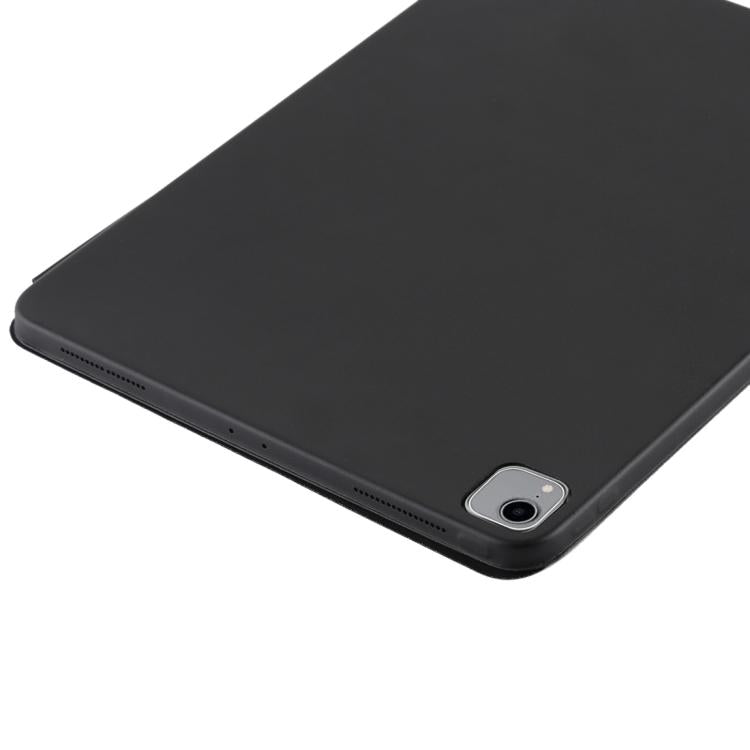 Horizontal Flip Solid Color Leather Case for iPad Pro 12.9 inch (2018), with Three-folding Holder & Wake-up / Sleep Function(Black) - iPad Pro 12.9 (2018) Cases by buy2fix | Online Shopping UK | buy2fix