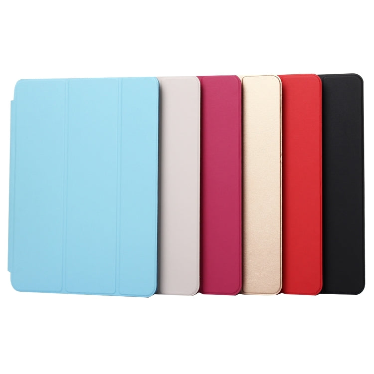 Horizontal Flip Solid Color Leather Case for iPad Pro 12.9 inch (2018), with Three-folding Holder & Wake-up / Sleep Function(Black) - iPad Pro 12.9 (2018) Cases by buy2fix | Online Shopping UK | buy2fix