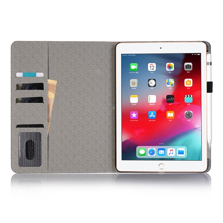 Plaid Texture Horizontal Flip PU Leather Case for iPad Air 13 2024 / iPad Pro 12.9 inch (2018), with Holder & Card Slots & Wallet (Grey) - iPad Pro 12.9 (2018) Cases by buy2fix | Online Shopping UK | buy2fix