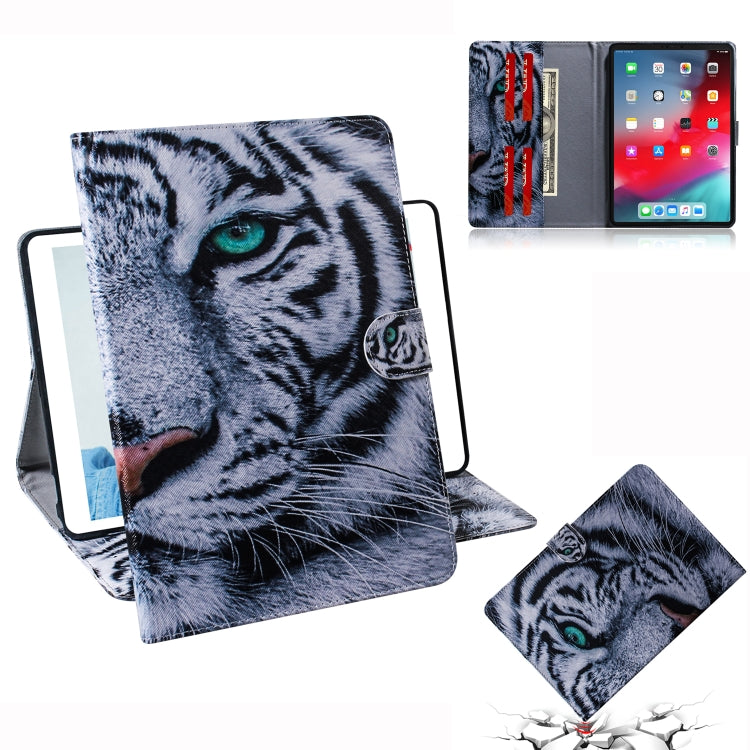 Tiger Pattern Horizontal Flip Leather Case for  iPad Pro 11 inch (2018), with Holder & Card Slot & Wallet - iPad Pro 11 (2018) Cases by buy2fix | Online Shopping UK | buy2fix