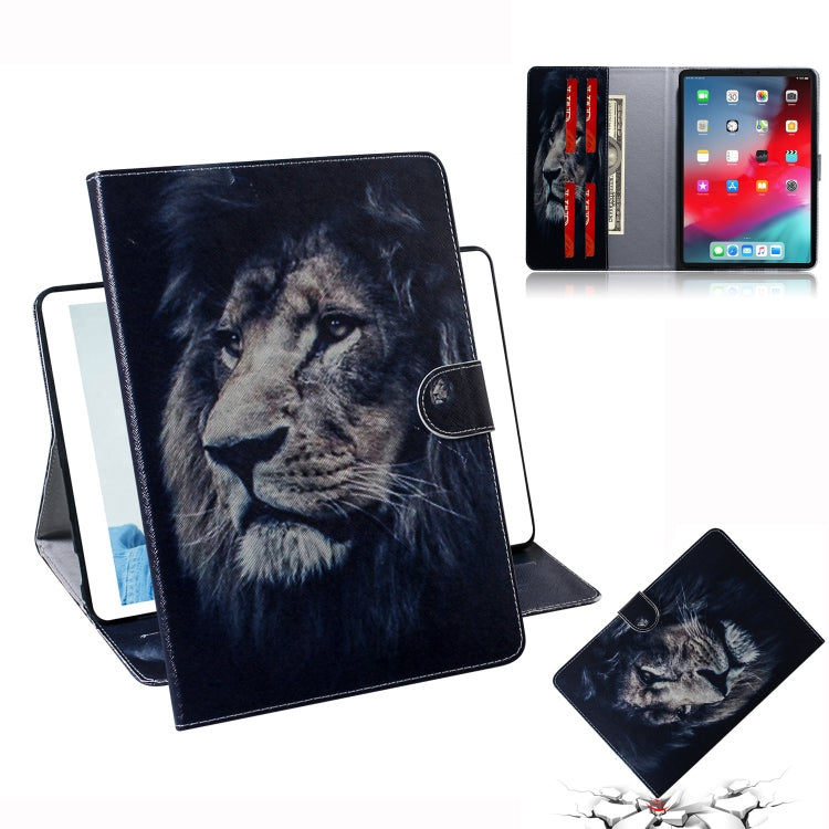 Lion Pattern Horizontal Flip Leather Case for  iPad Pro 11 inch (2018), with Holder & Card Slot & Wallet - iPad Pro 11 (2018) Cases by buy2fix | Online Shopping UK | buy2fix