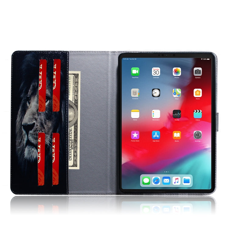 Lion Pattern Horizontal Flip Leather Case for  iPad Pro 11 inch (2018), with Holder & Card Slot & Wallet - iPad Pro 11 (2018) Cases by buy2fix | Online Shopping UK | buy2fix