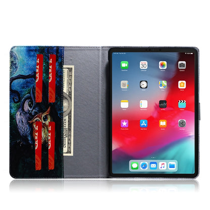 Oil Owl Pattern Horizontal Flip Leather Case for  iPad Pro 11 inch (2018), with Holder & Card Slot & Wallet - iPad Pro 11 (2018) Cases by buy2fix | Online Shopping UK | buy2fix