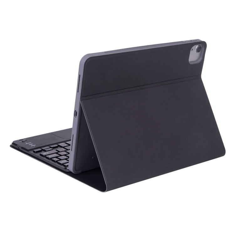 X-11BC Skin Plain Texture Detachable Bluetooth Keyboard Tablet Case for iPad Pro 11 inch 2020 / 2018, with Touchpad & Pen Slot(Black) - For iPad Pro by buy2fix | Online Shopping UK | buy2fix
