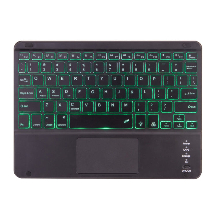 X-11BCS Skin Plain Texture Detachable Bluetooth Keyboard Tablet Case for iPad Pro 11 inch 2020 / 2018, with Touchpad & Pen Slot & Backlight (Black) by buy2fix