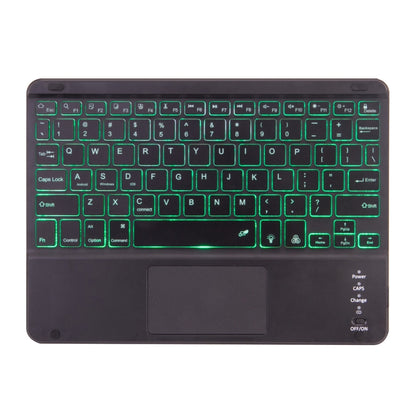 X-11BCS Skin Plain Texture Detachable Bluetooth Keyboard Tablet Case for iPad Pro 11 inch 2020 / 2018, with Touchpad & Pen Slot & Backlight (Green) - For iPad Pro by buy2fix | Online Shopping UK | buy2fix