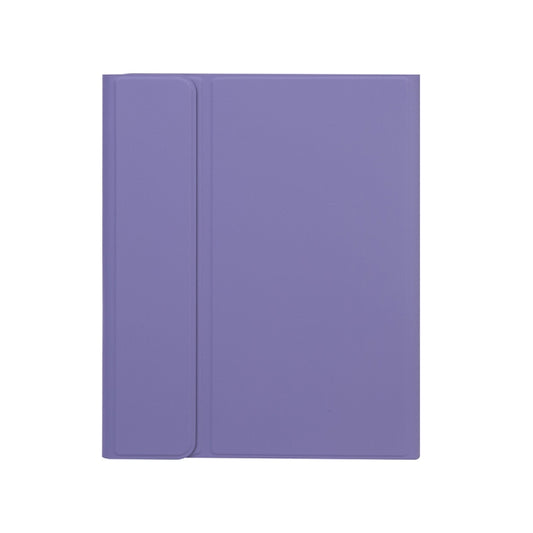 X-11BCS Skin Plain Texture Detachable Bluetooth Keyboard Tablet Case for iPad Pro 11 inch 2020 / 2018, with Touchpad & Pen Slot & Backlight (Light Purple) by buy2fix