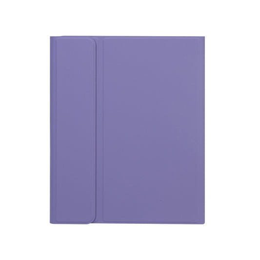 X-11BS Skin Plain Texture Detachable Bluetooth Keyboard Tablet Case for iPad Pro 11 inch 2020 / 2018, with Pen Slot & Backlight (Light Purple) by buy2fix