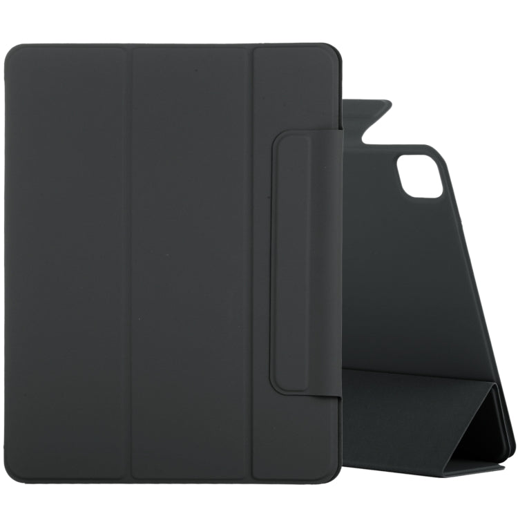For iPad Pro 11 2022 / 2021 / 2020 / 2018 / Air 2020 10.9 Horizontal Flip Ultra-thin Fixed Buckle Magnetic PU Leather Tablet Case With Three-folding Holder & Sleep / Wake-up Function(Black) - iPad Pro 11 (2022/2021) Cases by buy2fix | Online Shopping UK | buy2fix