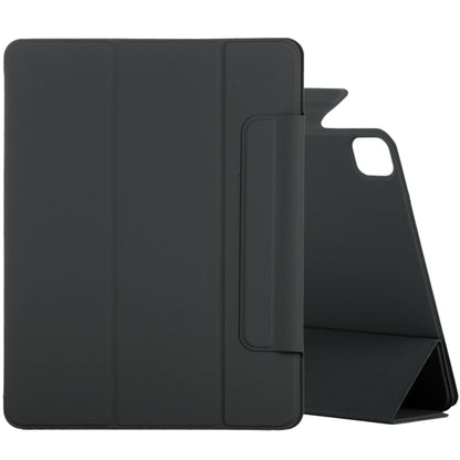 For iPad Pro 11 2022 / 2021 / 2020 / 2018 / Air 2020 10.9 Horizontal Flip Ultra-thin Fixed Buckle Magnetic PU Leather Tablet Case With Three-folding Holder & Sleep / Wake-up Function(Black) - iPad Pro 11 (2022/2021) Cases by buy2fix | Online Shopping UK | buy2fix
