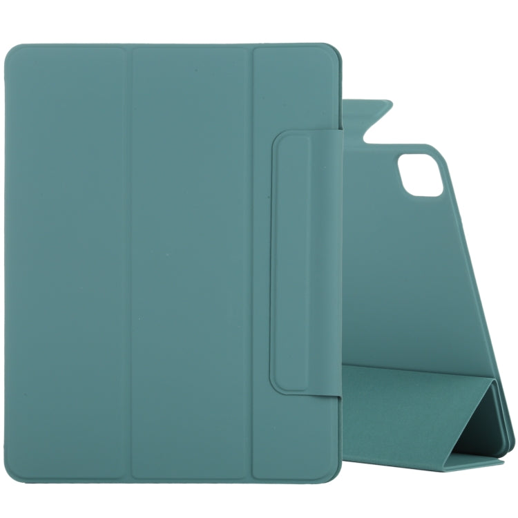 For iPad Pro 11 2022 / 2021 / 2020 / 2018 / Air 2020 10.9 Horizontal Flip Ultra-thin Fixed Buckle Magnetic PU Leather Tablet Case With Three-folding Holder & Sleep / Wake-up Function(Green) - iPad Pro 11 (2022/2021) Cases by buy2fix | Online Shopping UK | buy2fix